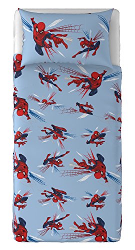 T & F 8050538312719 Juego Sábanas Spiderman Marvel, 100% algodón, multicolor, individual, 280 x 150 x 0.5 cm