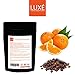 LUXE Coffee Body Scrub, Natural Cellulite Detox Exfoliating Earthbody Organic, Orange Scent with Vitamin E Oil, 200g