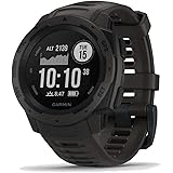 Garmin Instinct Graphite Sportwatch GPS, Regular, Grigio (Ricondizionato)