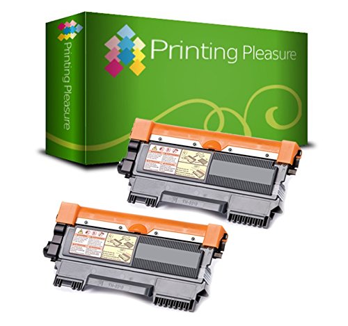 2 Toner kompatibel für Brother DCP-7055, 7055W, 7057, 7060D, 7065DN, 7070DW / HL-2130, 2132, 2135W, 2240, 2240D, 2250DN, 2270DW / MFC-7360N, 7460DN, 7460N, 7860DW / FAX-2840, 2845, 2940E / TN2010 / TN2220 Schwarz / Black