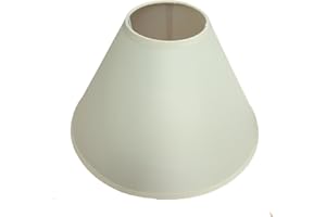 LIGHTS LINEN Lampshade for ceiling and table lamps, 30 cm Classic White