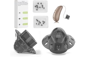 ZAREPSILONYX 20 Stück Phonak-Hörgeräte-Kuppeln, Phonak Open 4.0 Dome, Phonak-Hörgeräte-Zubehör, Hörgeräte-Kuppeln für Phonak Audeo Marvel Paradise Lumity-Zubehör (Open 4.0 Dome, klein, 0,29 Zoll = 7,5 mm)