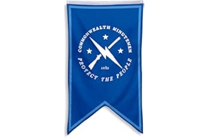 Aihccy Commonwealth Minutemen Banner Flag Man Cave Bed Room Home Office Party Decor 30x50 Inch