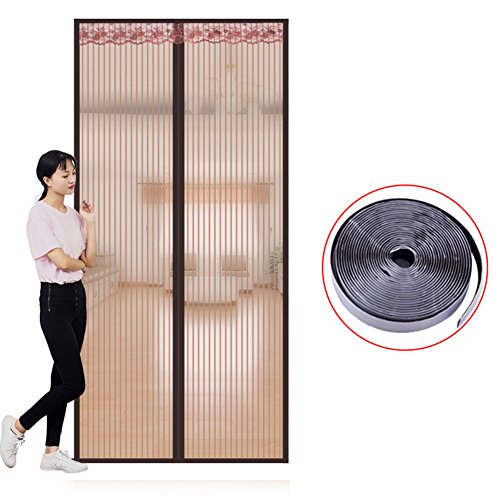 Preisvergleich Produktbild Stumme full frame velcro fliegengitter magnetische fliegengitter,Bildschirm tür netz zuhause schlafzimmer verschlüsselung bildschirm snap tür automatisch bildschirm-A 85x215cm(33x85inch)