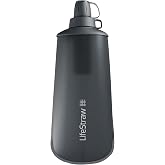 LifeStraw Peak Series - Collapsible Squeeze Bottle Water Filter System &ndash; 1L for Trail Running, Through Hiking, Travel, Cyclin