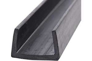 GOONSDS Rubber Edge Trim – Flexible U Channel Rubber Edge Protector for Sharp or Rough Surfaces, Easy to Install for Cars, Boats, Machinery and More,22x13mm,Length 10m/393inch