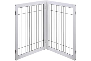 unipaws Extended Panels for Extra Wide Pet Playpen, 2 Panels, White