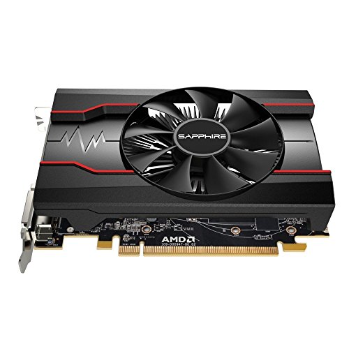 Sapphire Pulso Radeon RX550 2 GB de Memoria 128 bits, GDDR5, DisplayPort/HDMI/DL-DVI-D PCI Express Tarjeta gráfica - Negro