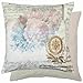 LDR20 La Signora delle Rose Cushion cover / Pillow case - Flowers - NO TICKING ca. 15.7 x 15.7 in