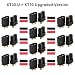 Produktbild Crazepony-UK 10 Pairs Upgraded XT30 XT30-U Male Female Connectors Power Battery Plugs with 20 Pcs Heat Shrink for RC Lipo Battery Helicopter Quadcopter
