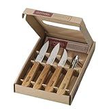 Opinel-Coffret Opinel - Les Essentiels du Cuisiner - 3 Couteaux de Cuisine N 112 + 1 Eplucheur