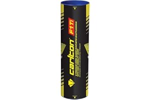 DUNLOP Carlton Premium Badminton Shuttle F1 TI - for Tournament and Club Players (1x6 Tube)