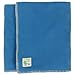 Tuppence and Crumble soft fleece Baby Blanket 100x145cm Cornflower with Cream Stitching