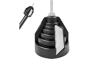 XZMCAT Herramienta para Biselar Tubos de Plástico, Desbarbador de Tubos de PVC, PP y PE, Desbarbador Manual para Tubos, para Tubos de 20, 25, 32, 40, 50 y 63 MM, Herramienta de Desbarbado