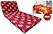 Story@Home MAT_1401-SP1218 4-inch Single Size Foam Mattress (Maroon, 72x35x4) RS.3299.00