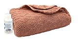 Disana Babydecke 80 x 100 cm aus Merino-Schurwolle kbT, rose inkl. Feinwaschmittel Wiki