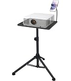 Supporto Mobile Per Videoproiettore E Laptop Duronic - Altezza Regolabile 67.5-100 Cm, 2 Ripiani, Ruote Bloccabili, Portata 10 Kg