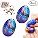 Produktbild eBuy Fluffy Slime, 2 Packs 60g Galaxy Ei Slime Floam Bunten Schlamm ungiftig DIY Spielzeug für Kinder und Erwachsene