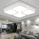 Leistung:64W,Lichtkörper Farbe:Weiß,Farbtemperature:Kaltweiß(6000- 6500K),Größe:530X530X80mm,Lumen:5000LM,Spannung:85V-265V 50HZ, Energieeffizienzklasse: A++