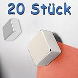 Magnete Stark 20 Stück (10 x 10 x 5 mm), Neodym Magnete...