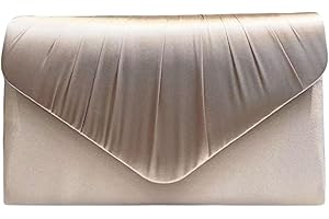 LEAHWARD Leah Ward Women's Satin Clutch Bags Party Wedding Evening Handbag 8002