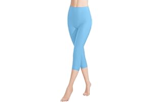 Libella Legging Femme 3/4 Pantalon Coton de Sport Jegging Taille Haute Femmes Yoga Opaque Doux Grande Taille Fitness Multicolore 4161 VA