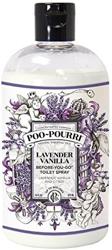 Poo-Pourri Lavender Vanilla Scent Refill Bottle 16 OZ by Poo Pourris