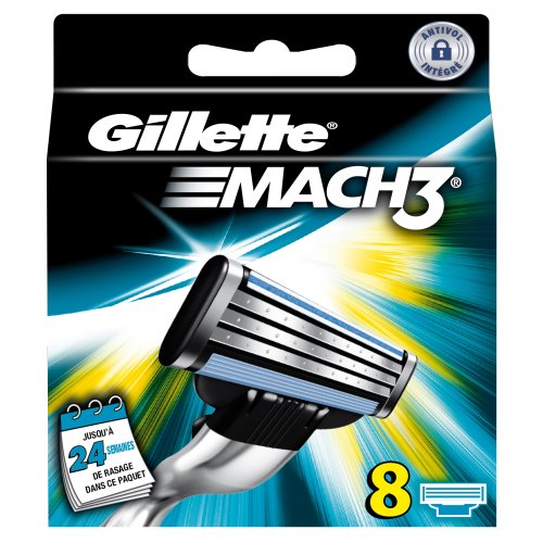 Gillette MACH3 Razor Blades - 8 Pack of Refills