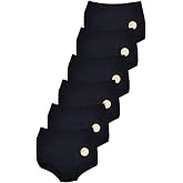 Berrak Toparlayıcı Y&uuml;ksek Bel Kadın K&uuml;lot 6'lı Paket Siyah XL