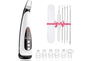 TADPOLE Mitesserentferner Porenreiniger Porensauger 6 Modi Pickelsauger Vakuumsauger zur Gesichtsreinigung Akne Behandlung Mitesser Sauger Hautpflege