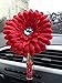 Price comparison product image Yankee Candle Scented Car Vase and Flower with Vase Stones - (Black Cherry, Red Gemmed Gerbera)