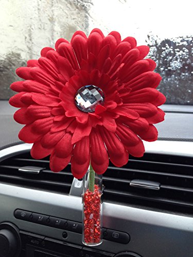 Price comparison product image Yankee Candle Scented Car Vase and Flower with Vase Stones - (Black Cherry