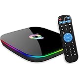 Android TV BOX, Q PLUS Android 9.0 TV BOX 2GB RAM/16GB ROM H6 Quad-Core Support 2.4Ghz WiFi 6K HDMI DLNA 3D Smart TV BOX