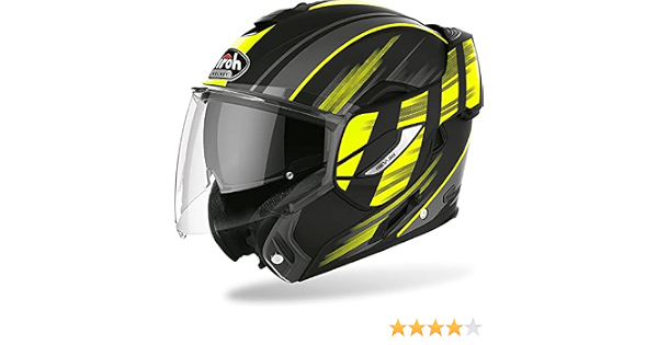 Airoh CASCO REV 19 IKON YELLOW MATT S : Amazon.it: Auto e Moto
