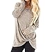 Produktbild Btruely Pullover Damen Rundhals Herbst Langarmshirt Frauen Tunic Loose Fit Oberteile Langarm Tops