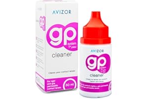 Avizor GP Cleaner | Limpiador Diario para Lentes de Contacto RGP | Elimina Proteínas y Lípidos | Formato 30 ml