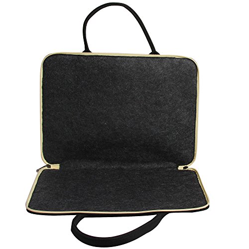 Sidiou Gruppe Mode Laptop Tasche Tablet PC Paket Laptop-Hülle wasserdichtes Gewebe Tasche Mode Laptop Tasche Tablet PC Paket Laptop-Hülle wasserdichtes Gewebe Tasche (17 Zoll, schwarz) - 9