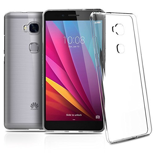 Huawei Honor 5X Hülle Case ,Elekin Transparent TPU Case Crystal Clear Handyhülle Schutzhülle für Huawei Honor 5X - 7