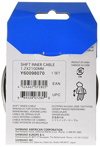 Shimano Schaltzug 1,2mm x 2100mm verzinkt, Y60098070 - 2
