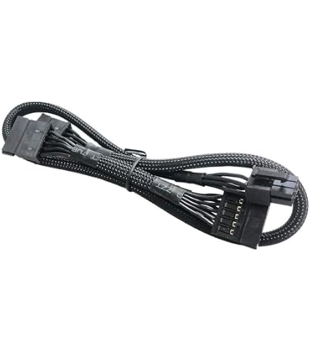 Cavo Di Alimentazione Interno Per PC HP – Adattatore Da PWR(2x2) A 2 SATA 15p, 200+80mm, Modelli M01 N01 S01 TE01 TG01 TP01 (L68308-001)