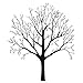 Produktbild JUNMAONO Schwarz Großer Baum Wandaufkleber/Wandgemälde/Wand Poster/Wandbild Aufkleber/Wandbilder/Wandtattoo/Tapete/Tapezieren/Tapeten/Wand Zeitung/Instant Aufkleber