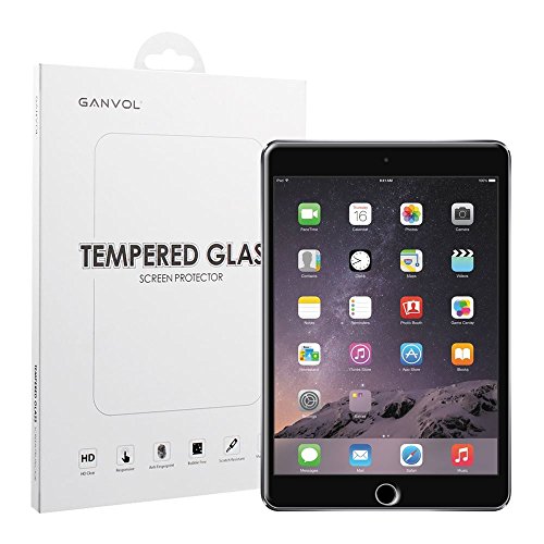 Ganvol Panzerglasfolie Apple iPad Mini 1 2 3 Panzerfolie Hartglas Glasfolie Echtglasfolie, 0,3mm