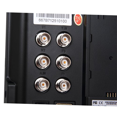 Lilliput Nouveau 7 pouces 667GL HD cam  ra HDMI LCD moniteur surveiller avec sortie pour canon 550D 600D 60D 7D 5D etc HDMI  YUV  entr  es vid  o RCA pour les cam  ras vid  o professionnelles