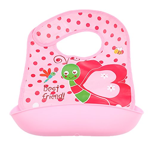 Preisvergleich Produktbild Homyl Baby lätzchen mit auffangschale Babylätzchen Wasserdicht Lätzchen für Kleinkind Jungen Mädchen - Stil 8