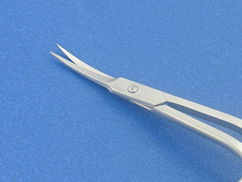 Maniküre-Schere Nagel-Hautschere Set 9 cm Gebogen 3-er Set Edelstahl - 6