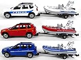 dacia logan express diesel gebraucht Metall und Kunststoff OPO 10 - 3er Set Dacia Duster Sternzeichen Gendarmerie Feuerwehr Polizei 1/43 (DD4)