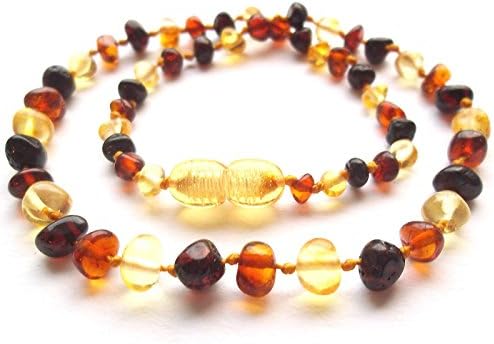 Amberta® Premium Baltic Amber Necklaces - Highest Quality Certified Genuine Baltic Amber Beads - various sizes from 29 to 46 cm - 100 Days 100% Satisfaction, Money-Back Guarantee.