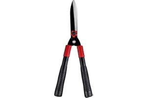 VELLUSTRA Cisaille à haies, Taille Haie Manuel, Longueur 52cm, Lames en acier Trempé, Poignée doux au Toucher, Tondeuses de Jardin Légères Idéal pour couper Les Pelouses,Les haies et Les Buissons