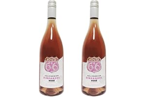 TWELVE GREEN BOTTLES Route 6o6 Boulevard Blush Zinfandel Rose 75cl x 2 Bottles | 10.5% ABV