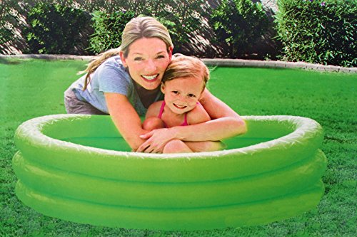 BESTWAY Planschbecken 3 Ring grün Kinder Baby Pool 122×25 cm - 4